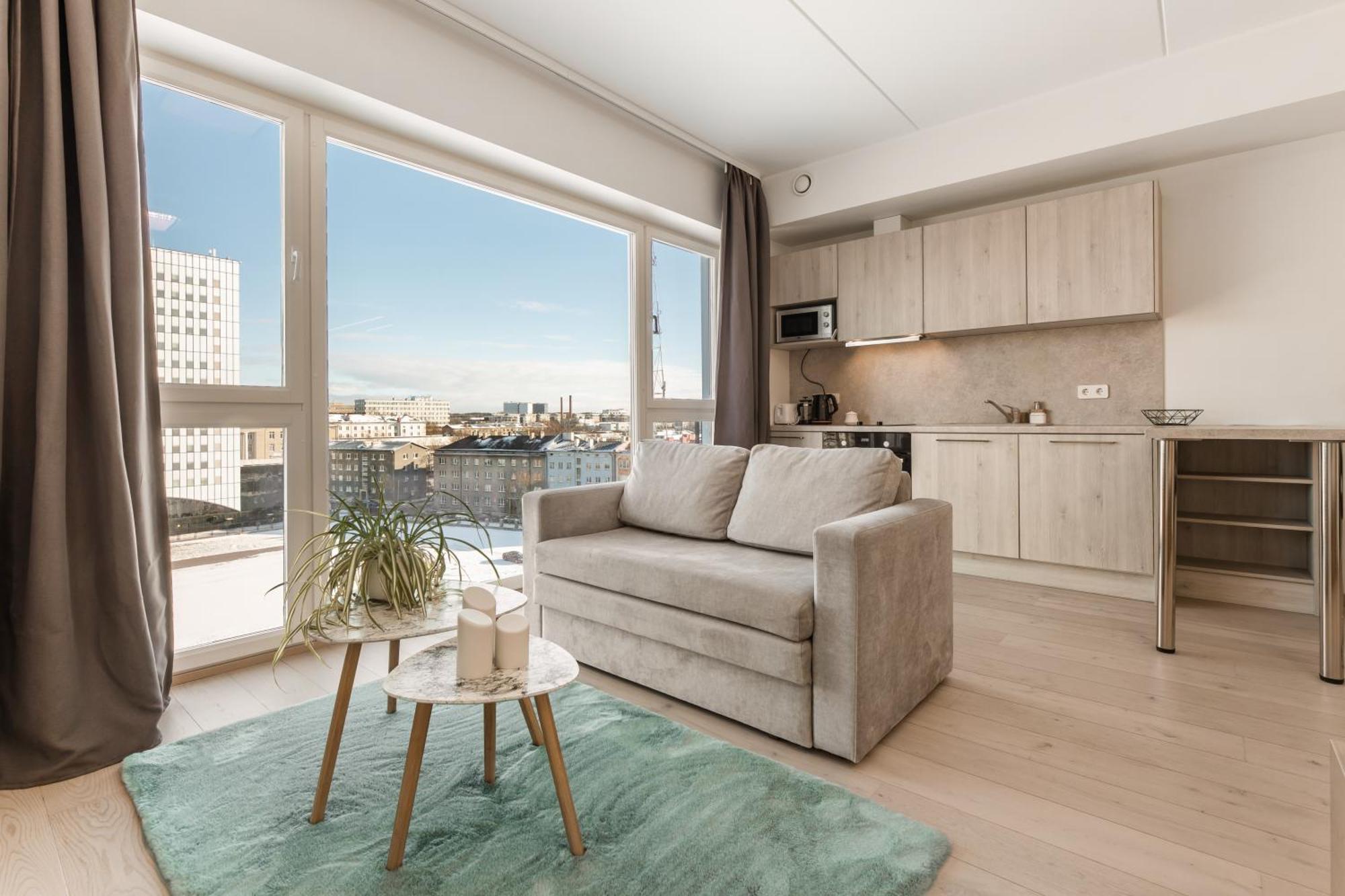 טאלין Modern Apartment With Great View מראה חיצוני תמונה